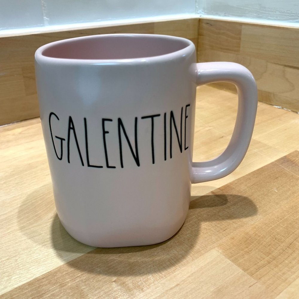 Rae Dunn Galentine Pink Ceramic Mug